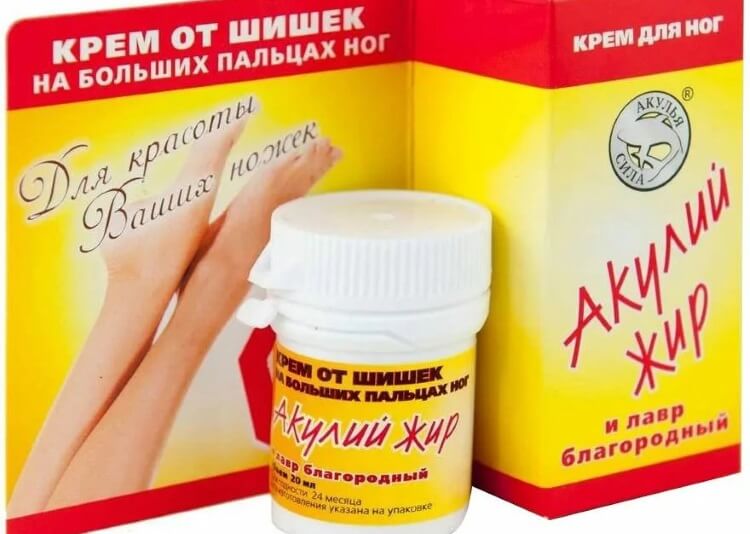 акулий жир для косточек на ногах