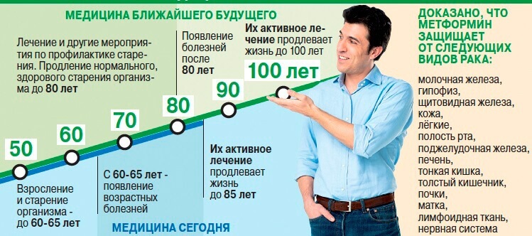 метформин от старости